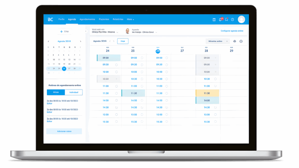 Sistema de Agendamento de Consulta Online.
