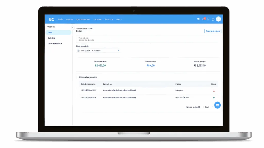 Sistema de Estoque para Consultórios e Clínicas
